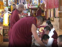 
      
      Monks hold prayers, cut cake on Dalai Lama's 89th birthday
      
      