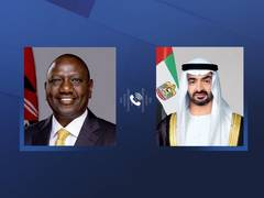 
      
      UAE President receives phone call from Kenyan President
      
      