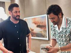 
      
      Salman Khan attends MS Dhoni’s midnight birthday celebrations
      
      