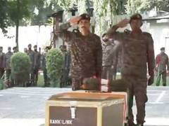 
      
      Indian Army pays tributes to two soldiers who died in action
      
      