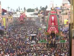 
      
      Large number of devotees gather in Puri for Jagannath Rath Yatra
      
      