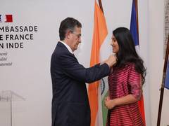 
      
      Roshni Nadar Malhotra conferred highest French civilian award 
      
      