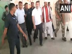 
      
      Rahul Gandhi visits Raebareli, offers prayers at Hanuman Temple
      
      