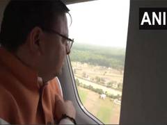 
      
      Uttarakhand CM Dhami conducts aerial survey of flood-affected are
      
      