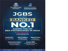 
      
      BBA (Hons.) Programme at Jindal Global Business School
      
      