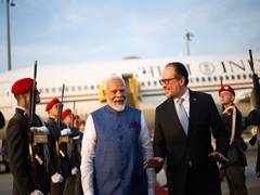 
      
      Austrian Foreign Minister welcomes PM Modi in Vienna
      
      