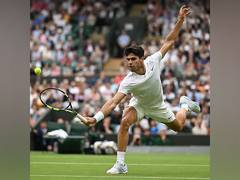
      
      Carlos Alcaraz enters Wimbledon 2024 semi-finals
      
      