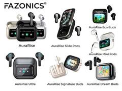 
      
      FAZONICS® Launches Wireless Earbuds with SmartDisplay Touchscreen
      
      