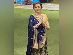 
      
      Nita Ambani arrives at Anant-Radhika’s special puja ceremony 
      
      