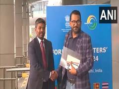 
      
      Sri Lankan Minister Tharaka Balasuriya arrives in Delhi
      
      