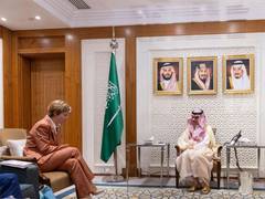 
      
      Saudi Foreign Minister receives French President's Advisor 
      
      
