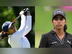 
      
      Aditi tied 52nd, Diksha is further behind at Evian Championship
      
      