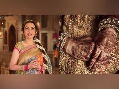
      
      Anant-Radhika wedding: Nita Ambani sports unique mehndi
      
      
