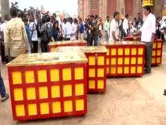 
      
      Special boxes brought to Shri Jagannath Temple
      
      
