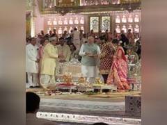 
      
      PM Modi attends Anant-Radhika's Shubh Aashirwad ceremony
      
      
