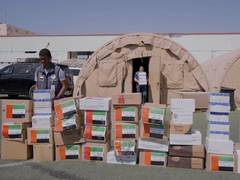 
      
      UAE provides three tonnes medical supplies, medicines to displace
      
      