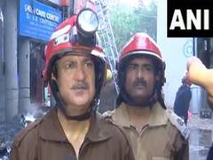 
      
      The fire damaged a uniform manufacturing shop and a café
      
      