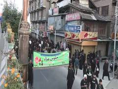 
      
      People take part in annual procession for 8th of Muharram 
      
      