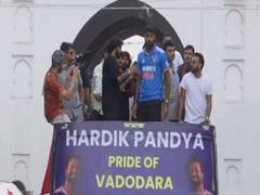
      
      Hardik attends roadshow to celebrate India's T20 WC triumph
      
      