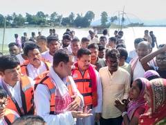 
      
      Brahmaputra River swallows homes and land in Assam's Morigaon
      
      