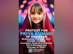 
      
      Sindhi Foundation launches campaign in US for release of girl
      
      