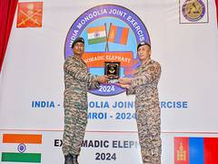 
      
      India, Mongolia engage in dialogue about future joint operations,
      
      