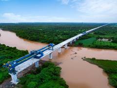Bridge over Kolak river for Mumbai-Ahmedabad Bullet train project completed