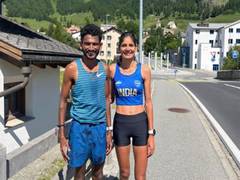 
      
      Athletes Avinash Sable, Parul Chaudhary practice in Switzerland
      
      