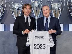 
      
      Luka Modric extends contract with Real Madrid untill 2025
      
      