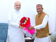 
      
      Chhattisgarh CM Sai meets Home Minister Amit Shah
      
      