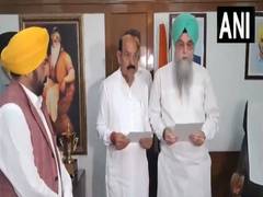 
      
      AAP MLA Mohinder Bhagat takes oath after victory in by-polls
      
      