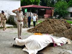 
      
      Last salute given to horse 'Takshak' in Police Line Dehradun
      
      