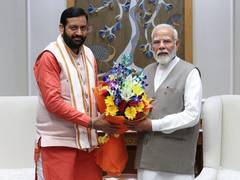 
      
      Haryana CM Nayab Singh Saini meets PM Narendra Modi
      
      