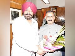 
      
      HP: Newly elected MLA Hardeep Singh Bawa meets CM Sukhu
      
      