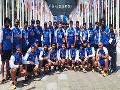 
      
      Indian men's hockey team reaches Paris for Olympics 2024
      
      
