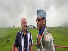
      
      Anupam Kher shares video with his friend Jackie Shroff
      
      