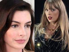 
      
      Anne Hathaway attends Taylor Swift's Eras Tour show in Germany 
      
      