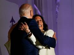 
      
      Democratic consensus grows on Harris; Biden's future in question
      
      