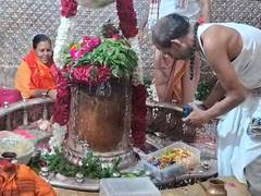 
      
      Uma Bharti offer prayers at Mahakaleshwar temple in Ujjain
      
      