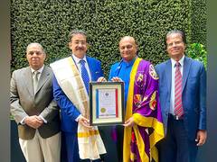 
      
      Dr Sandeep Marwah Honored with 