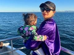 
      
      Priyanka Chopra enjoys whale watching with mom, daughter
      
      