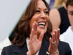 
      
      Kamala Harris wins enough delegates to win Democratic nomination
      
      