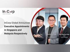 
      
      InCorp announces Executive Appointments in Singapore, Malaysia 
      
      