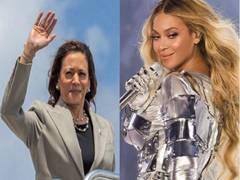 
      
      Kamala Harris walks out to Beyonce’s song  at campaign meeting
      
      