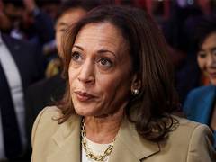 
      
      Trump wants to take US back in time, says Kamala Harris
      
      