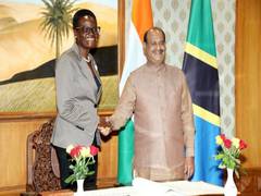 
      
      IPU President Tulia Ackson calls on Lok Sabha Speaker Om Birla
      
      