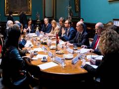 
      
       Reem Al Hashimy meets with Uruguayan Minister of Foreign Affairs
      
      
