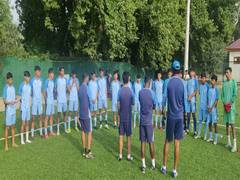 
      
      U17 boys busy sharpening fitness and tactics  
      
      