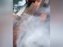 
      
      ICG continues efforts to douse fire onboard merchant ship
      
      