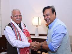 
      
      Assam CM Himanta Sarma meets Union Ministers in Delhi
      
      